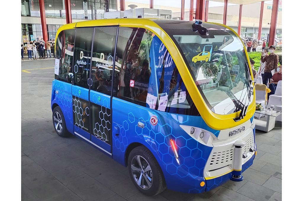 Ternyata di Indonesia Sudah Ada Bus Tanpa Sopir